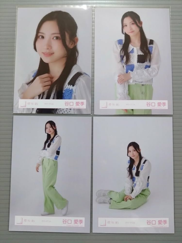 Amazon.co.jp: 櫻坂46 谷口愛季 生写真 カラーデニム 4種コンプ